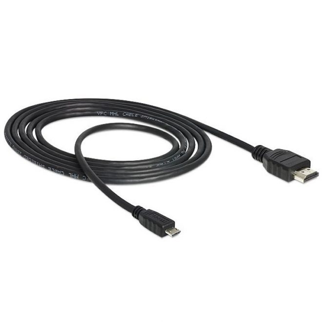 DELOCK Cable MHL macho-High Speed HDMI macho 2mt