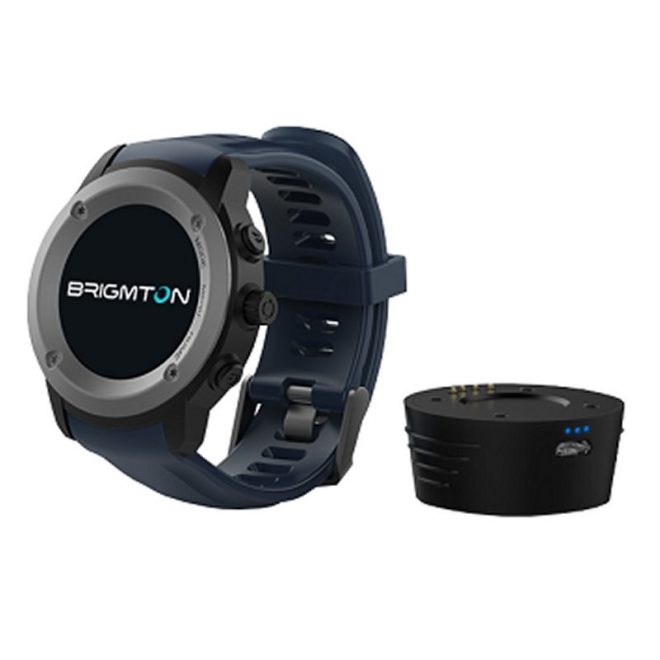 Brigmton BWATCH-100GPS SmartWatch GPS IP54 Azul