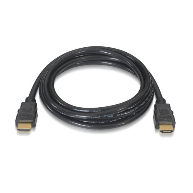 CABLE HDMI V2.0 4K@60Hz 18Gbps A/M-A/M NEGRO 0.5M