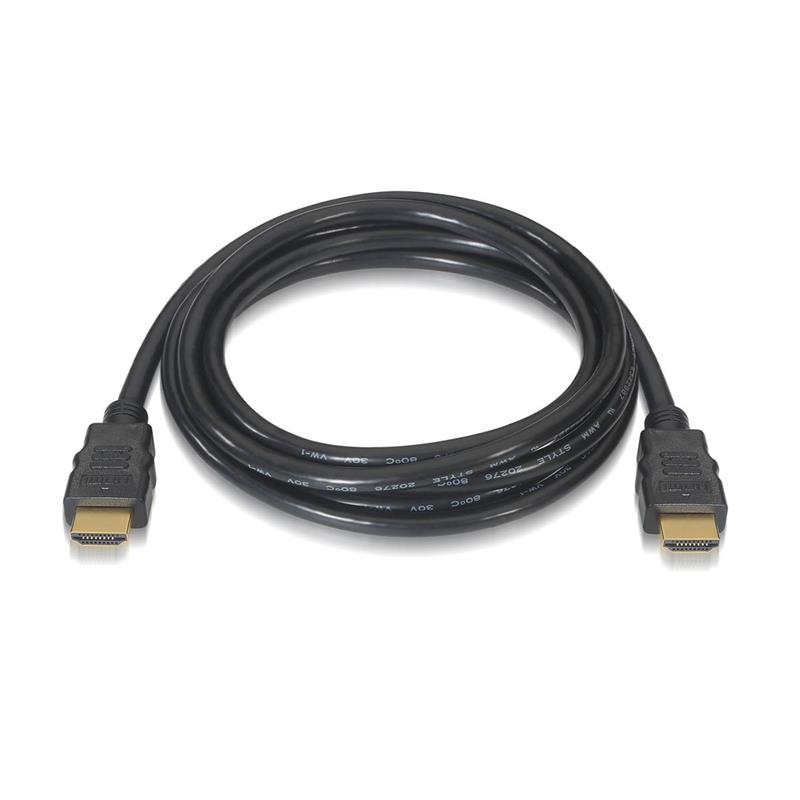 CABLE HDMI V2.0 4K@60Hz 18Gbps A/M-A/M NEGRO 1m