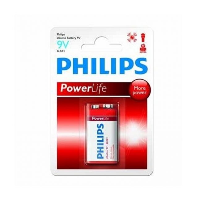 Philips Pila Alcalina 9V 6LR61