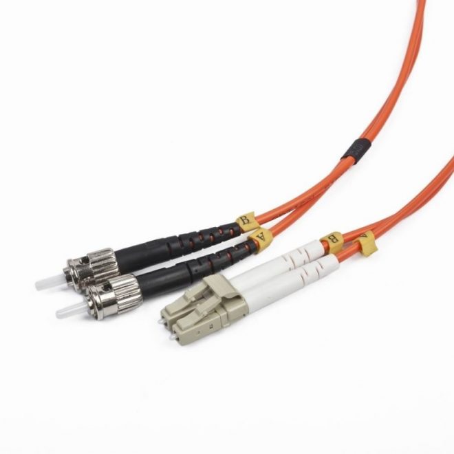 iggual Cable Fibra Óptica Duplex Mult. LC/ST 10 Mt