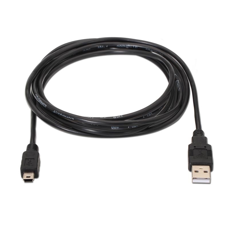 CABLE USB 2.0 A-miniB 5p.  1.8