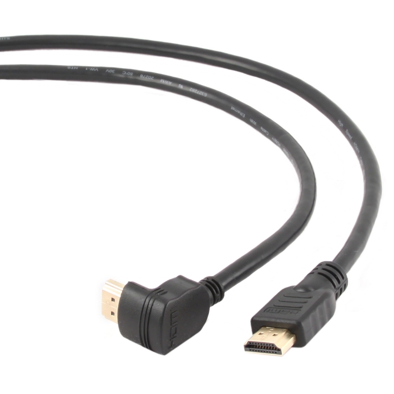 Gembird Cable HDMI Alta Velocidad 90º(M)-(M)4.5 Mt