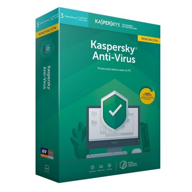 Kaspersky Antivirus 2020 3L/1A RN