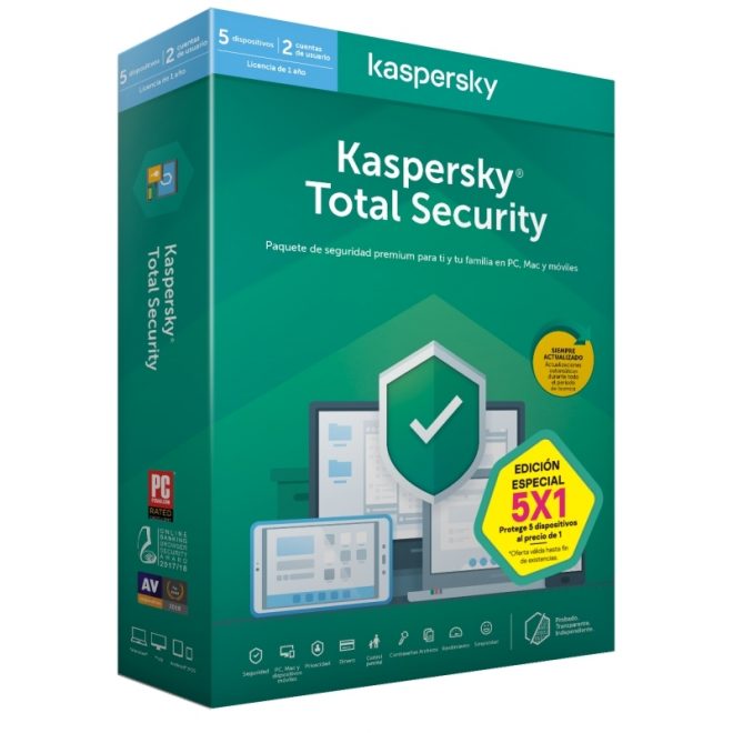 Kaspersky Total Security MD 2020 5L/1A