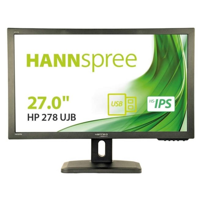 Hanns G HS278UJB monitor 27"  VGA HDMI DP USB AA