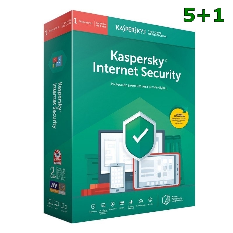 Kaspersky Internet Sec.MD 2020 4L/1A PROMO 5+1