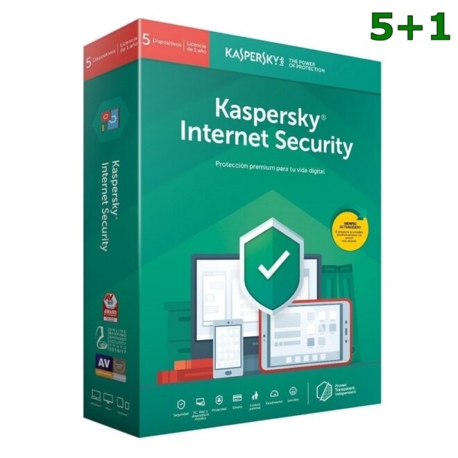 Kaspersky Internet Sec.MD 2020 5L/1A PROMO 5+1
