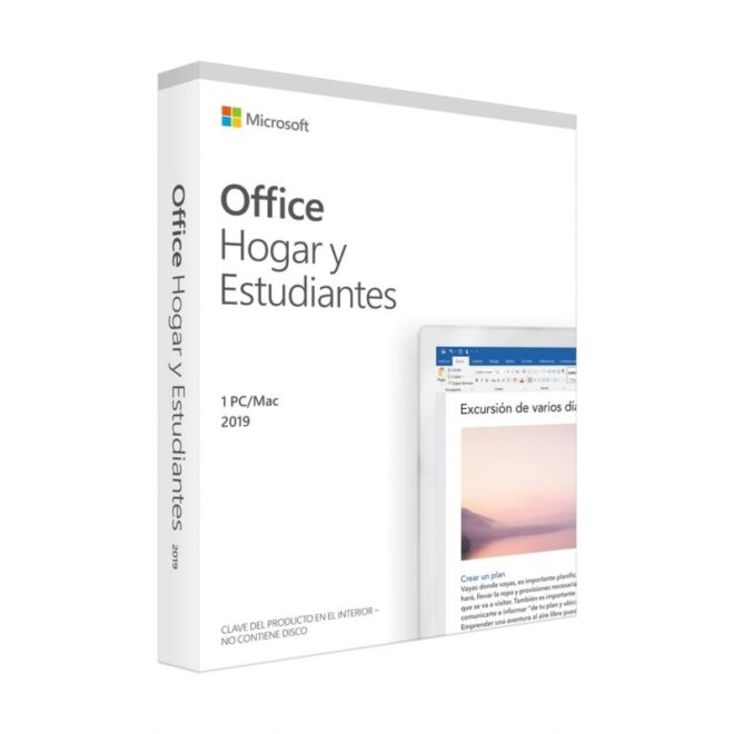 Microsoft Office 2019 Hogar y Estudiantes  PKC
